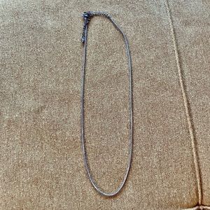 Unbranded silver plain necklace